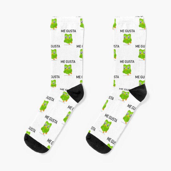 Ich Gusta Duolingo Eule Socken