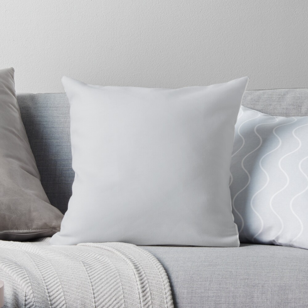 Light Grey - Slightly Cooler Tone Throw Pillow