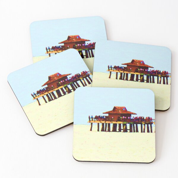 Item preview, The Pier - Beach Pier Art designed and sold by Sharon Cummings Art.