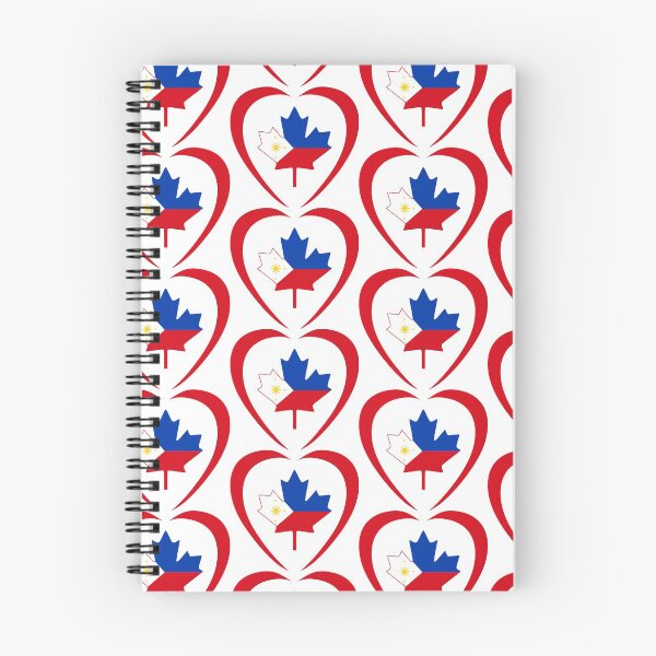 Item preview, Filipino Canadian Multinational Patriot Flag Series (Heart) designed and sold by Carbon-Fibre Media.