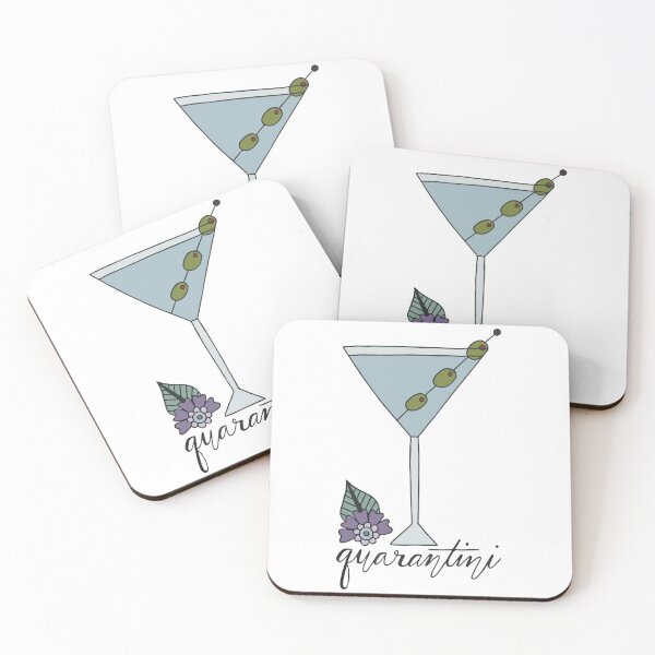 Item preview, Quarantini || 2020 || Happy Hour || Martini || Olives designed and sold by Hilary Leslie.