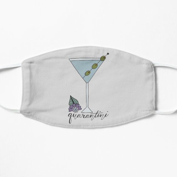 Quarantini || 2020 || Happy Hour || Martini || Olives Mask