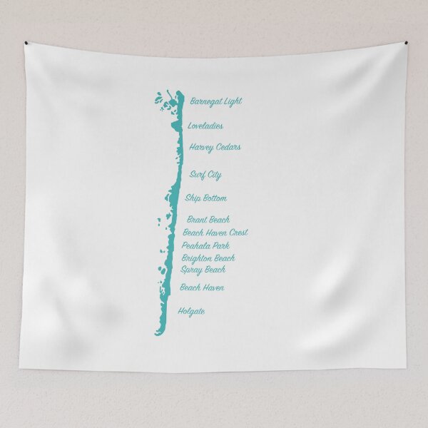 Item preview, LBI Towns Map designed and sold by marykatebuckman.