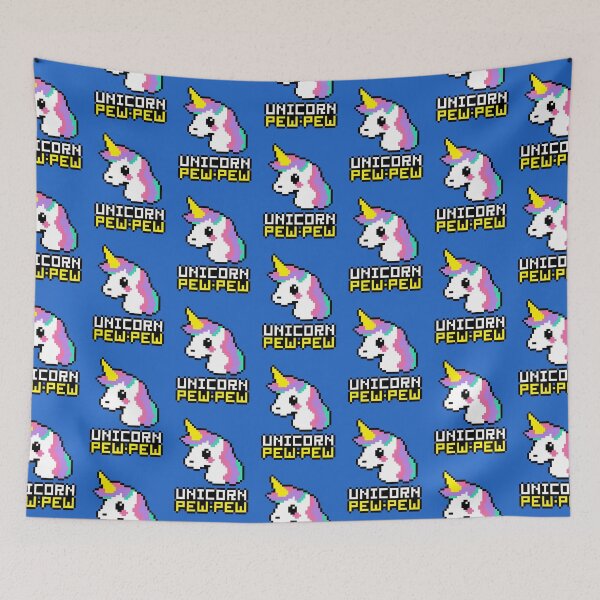 Item preview, Unicorn Pew-Pew! designed and sold by pai-thagoras.