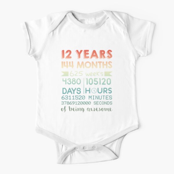 12th ay Outfit 12 Years Old Girl Flamingo Lover Cute Birthday Party Gift Baby One Piece By Stella1 Redbubble