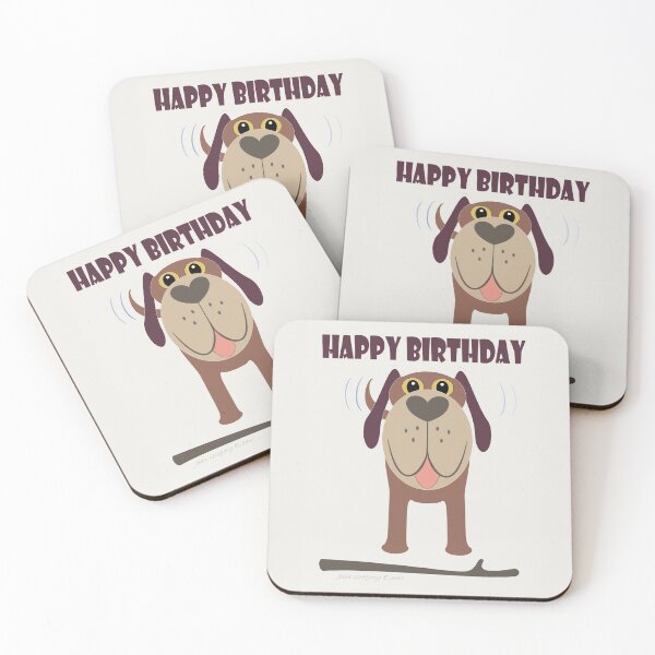 Item preview, HAPPY BIRTHDAY PRESENT FROM DOG designed and sold by Jean Gregory Evans.