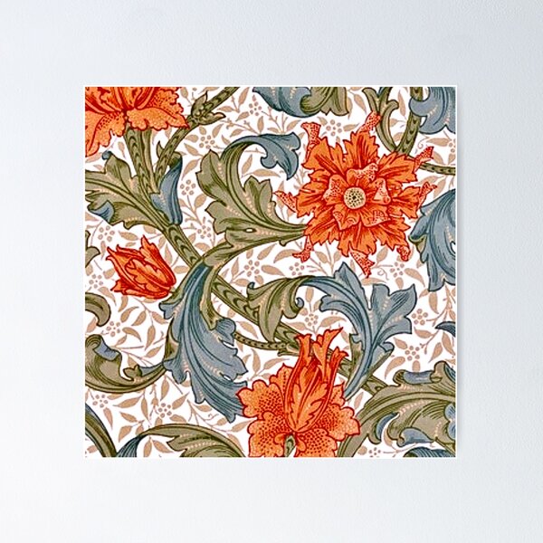 Aperçu de l'œuvre William Morris Single Tige créée et vendue par JoolyA.