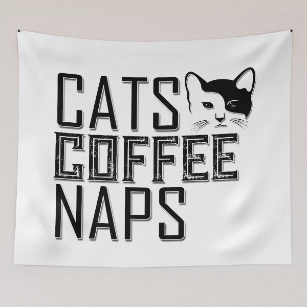 Item preview, Cats, Coffee, Naps designed and sold by amyjoy1976.