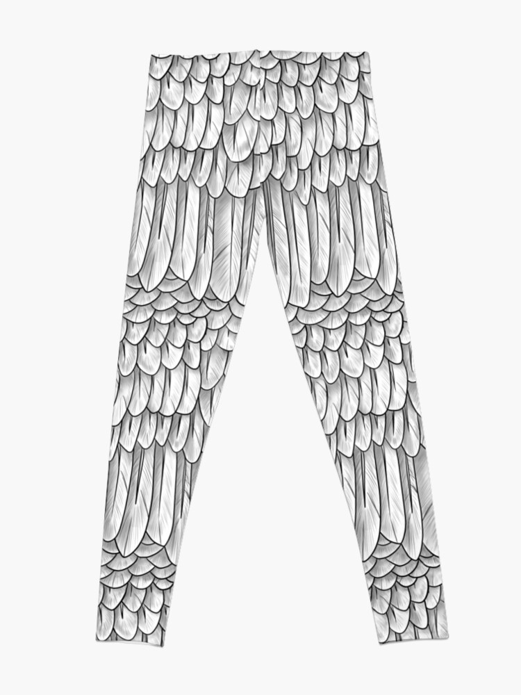 Alternate view of White Feather Mantle Leggings