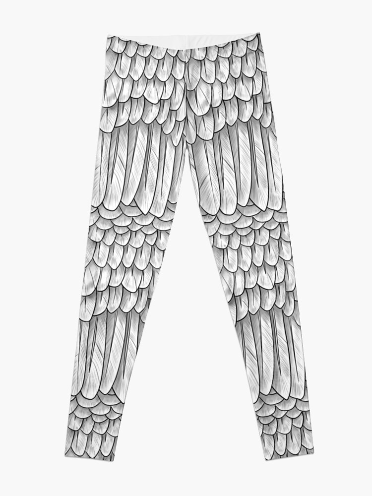 Alternate view of White Feather Mantle Leggings