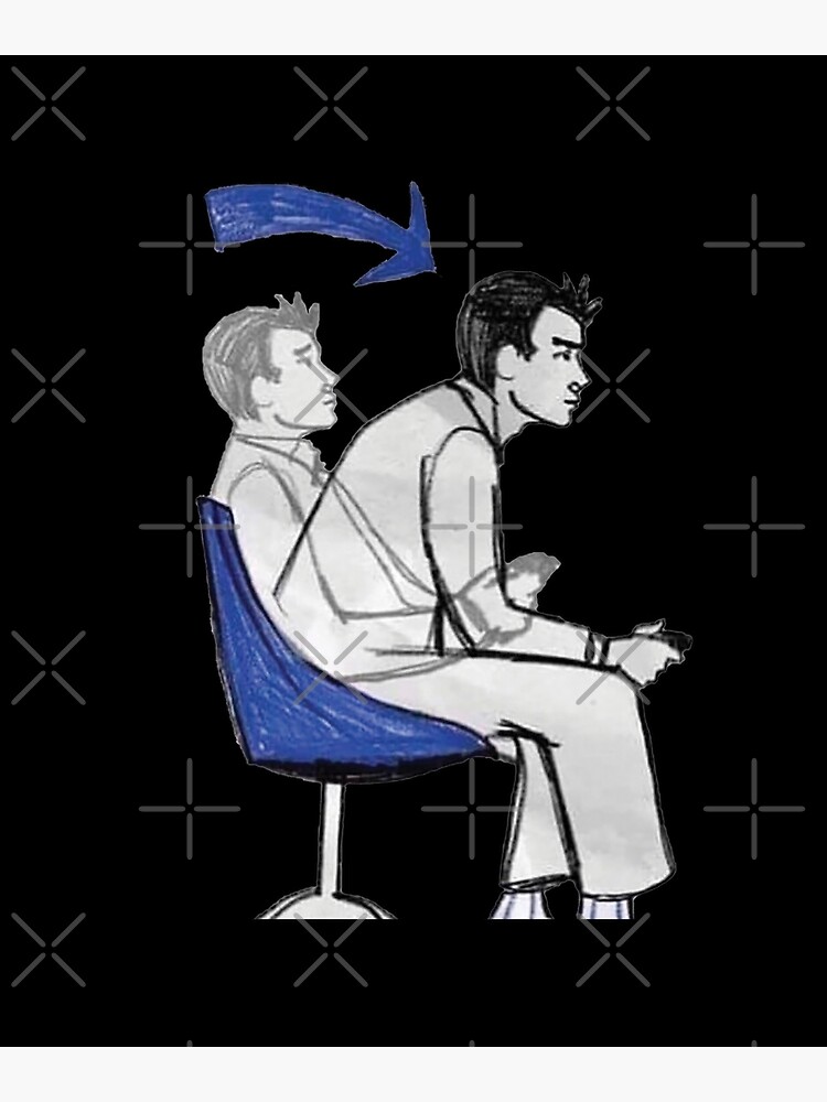 "Leaning Forward Meme" Poster for Sale by Altohombre Redbubble