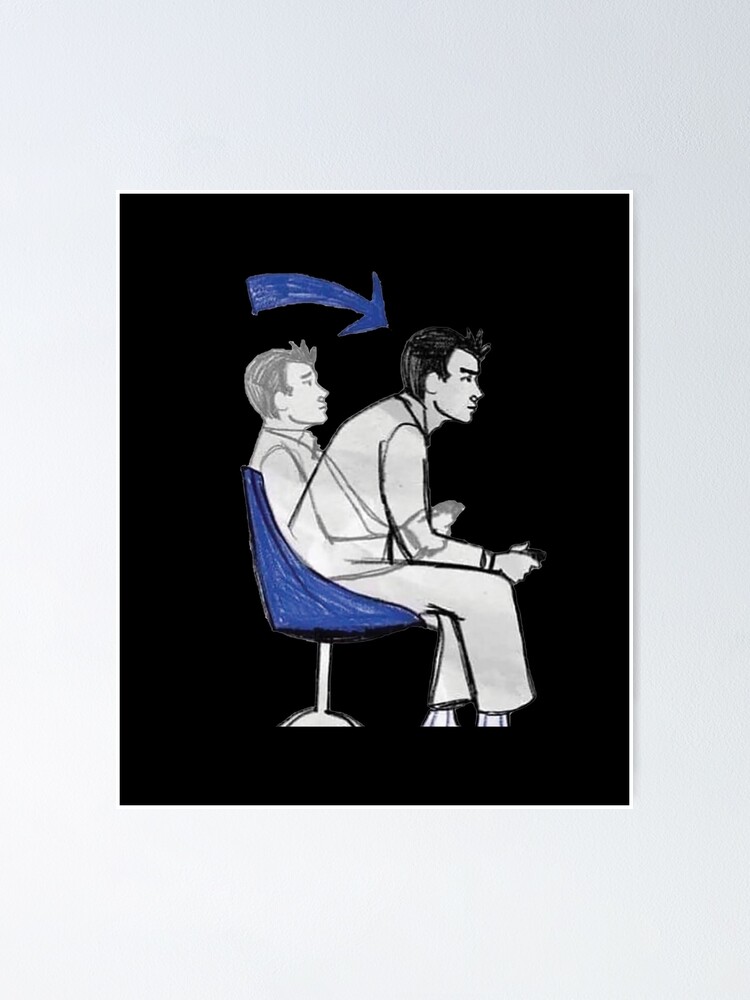 "Leaning Forward Meme" Poster for Sale by Altohombre Redbubble