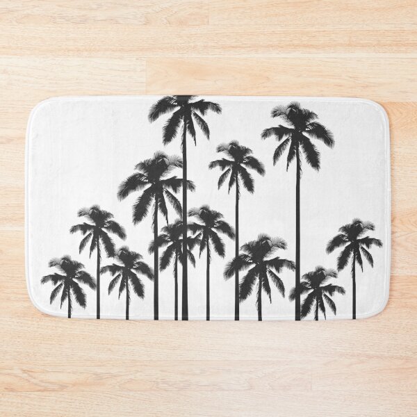 Item preview, Black and White Exotic Tropical Palm Trees designed and sold by Blkstrawberry.