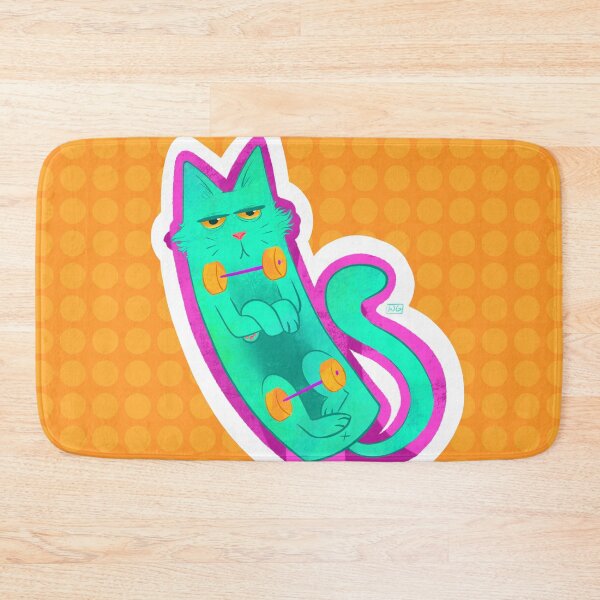 Item preview, Grumpy Skateboard Cat designed and sold by Gwendolyn Gettelfinger.