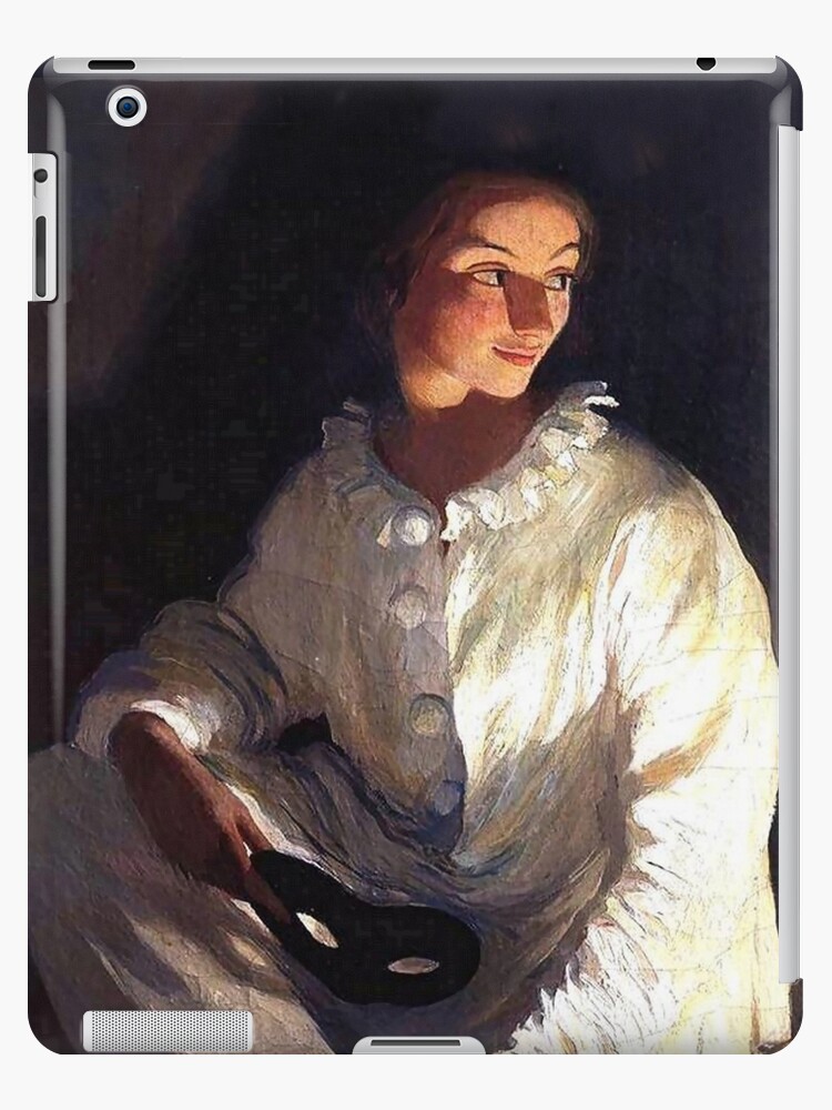 Pierrot Self Portrait By Zinaida Serebriakova Ipad Case Skin By Patriciannek Redbubble