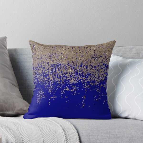 Vista previa del artículo con la obra «Cobalto azul oro brillo Ombre gradiente», diseñado y vendido por Blkstrawberry.