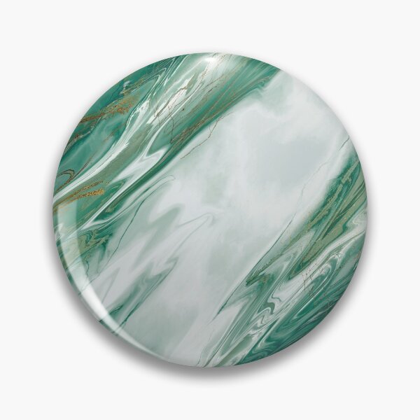 Item preview, Emerald Jade Green Gold Accented Painted Marble designed and sold by Blkstrawberry.
