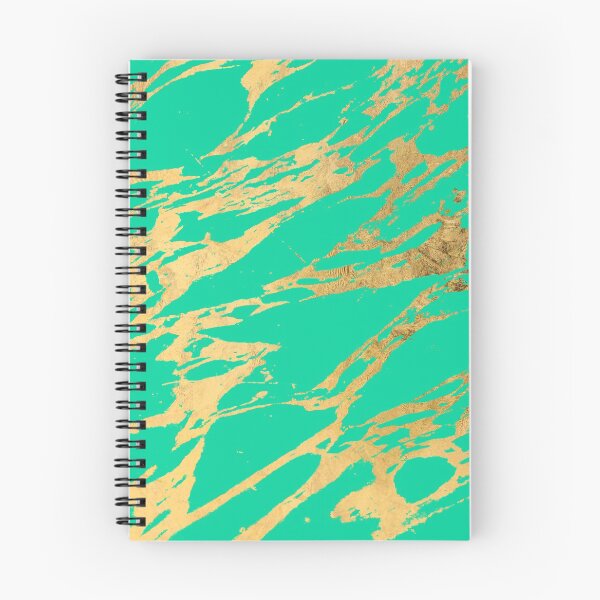 Item preview, Gold Bright Teal Marble Stone Modern Pattern designed and sold by Blkstrawberry.