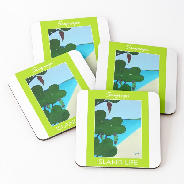 Item preview, Island Life Seagrape w/key lime border. designed and sold by Motorzooi.