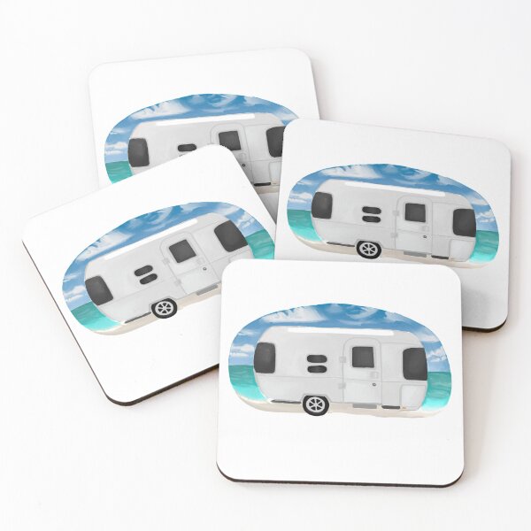 Item preview, Airstream on the Beach designed and sold by Swash Art.