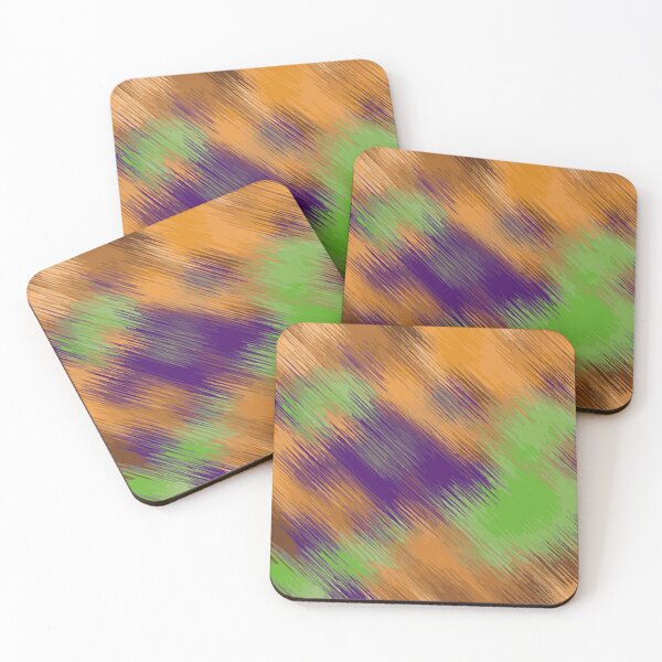 Item preview, brown green and purple painting texture abstract designed and sold by Mrvell.