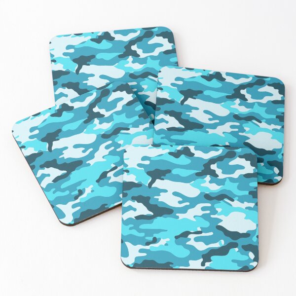 Item preview, Blue military camouflage pattern designed and sold by IoanaHraball.
