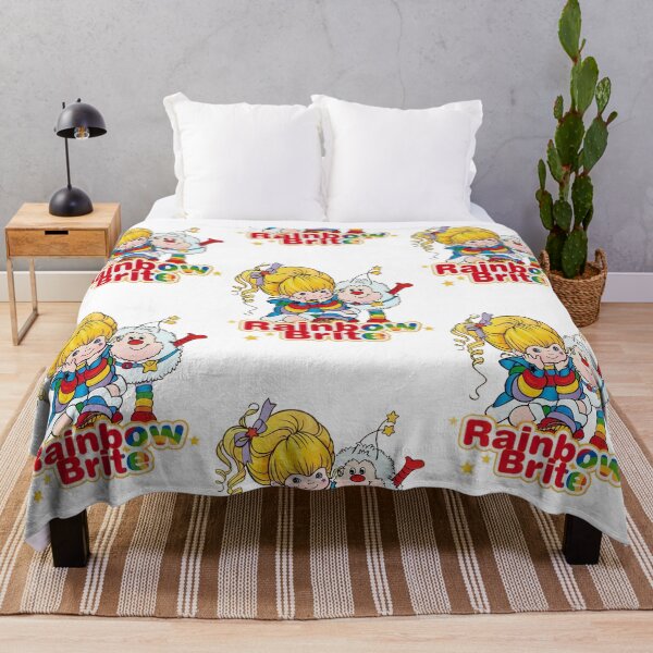 Rainbow Brite Throw Blanket