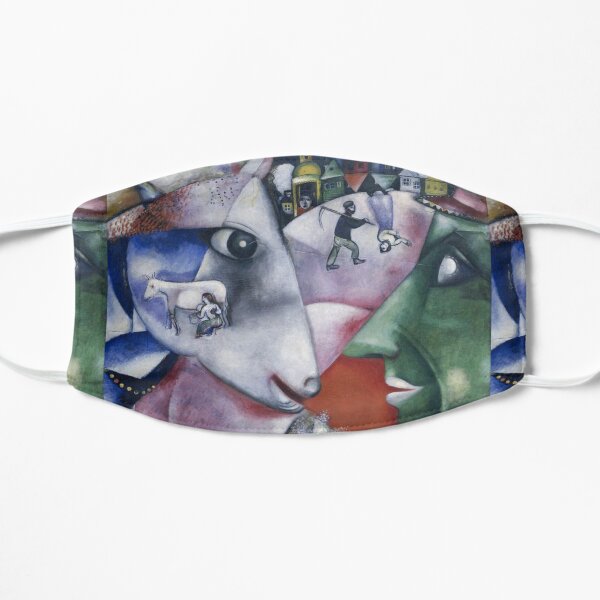 Marc Chagall - Moi et le village Masque sans plis