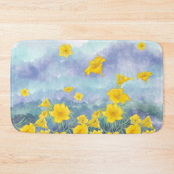 Item preview, Daylily flowers over stormy sky designed and sold by Andreea Dumez.