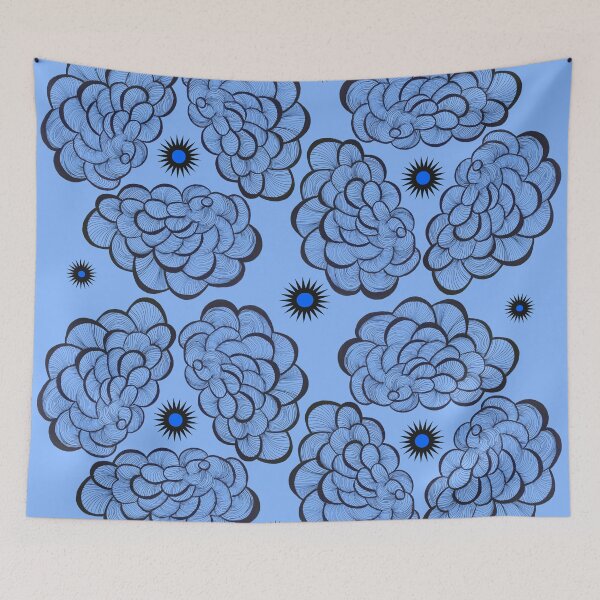 Item preview, Blue bubble pattern fun designed and sold by Lois Gardiner.