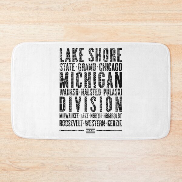 Item preview, Chicago Minimalist Streets Map designed and sold by thegoodwordsco.