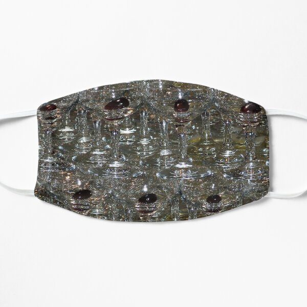 Glasses, Champagne and Olives Small Mask