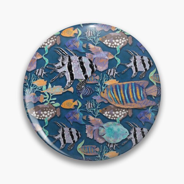 Item preview, Ultramarine blue exotic fish tank designed and sold by Andreea Dumez.