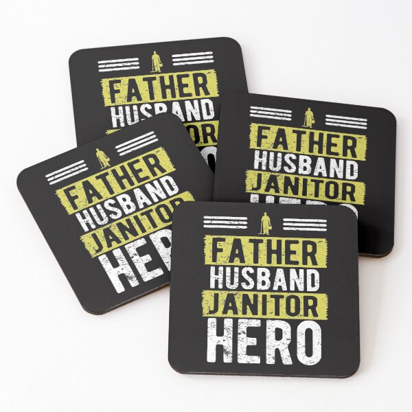 Item preview, Father Husband Janitor Hero Father's Day designed and sold by Dan66.