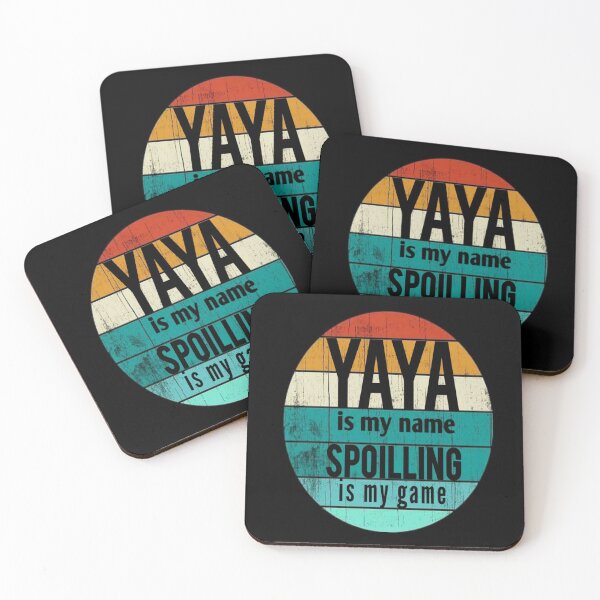 Item preview, Yaya Is My Name spoiling is my game : Funny Yaya Shirt Gifts for Yaya Grandmother Best Gift Idea for Yaya Birthday Christmas Mothers Day Present vintage idea design designed and sold by Chamssou.