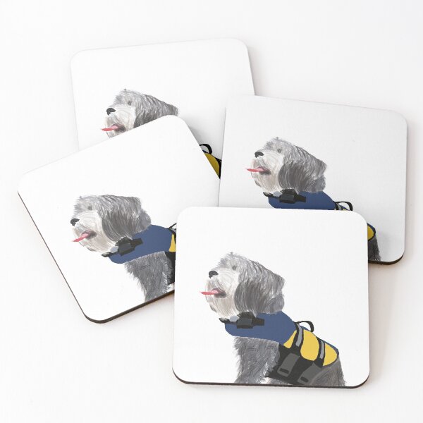 Item preview, Shih tzu in a life vest  designed and sold by Delaneymaybe.