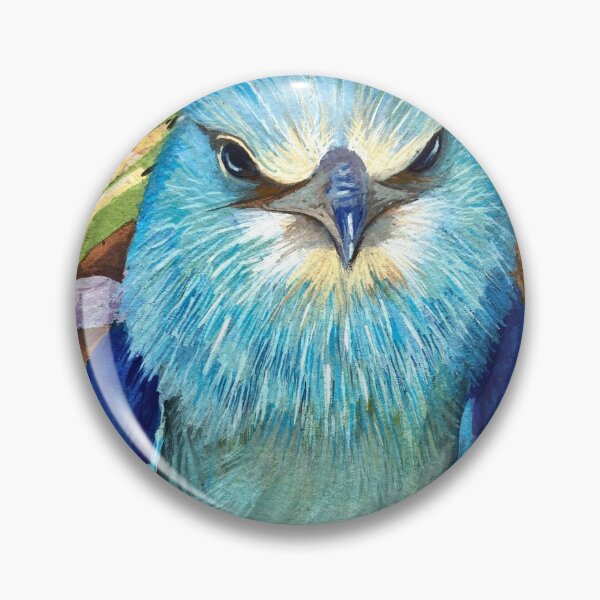 Item preview, A Bird saluting all the key workers. This European Roller says thank you. designed and sold by Sarah Hearfield.