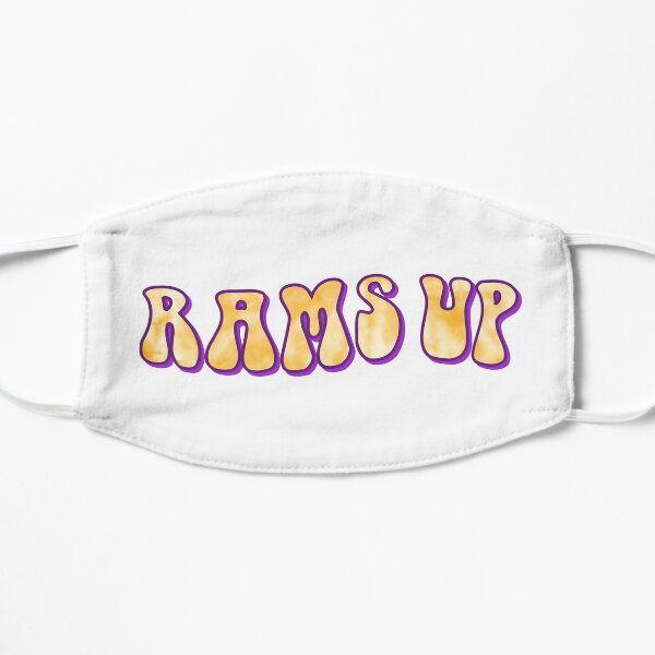 west chester rams up tie dye Mask