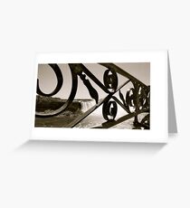 Railing Greeting Card