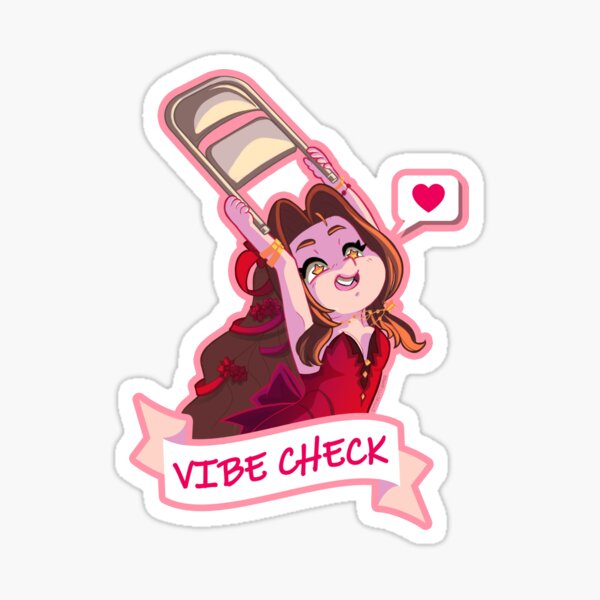 Aerith Vibe Check  Sticker