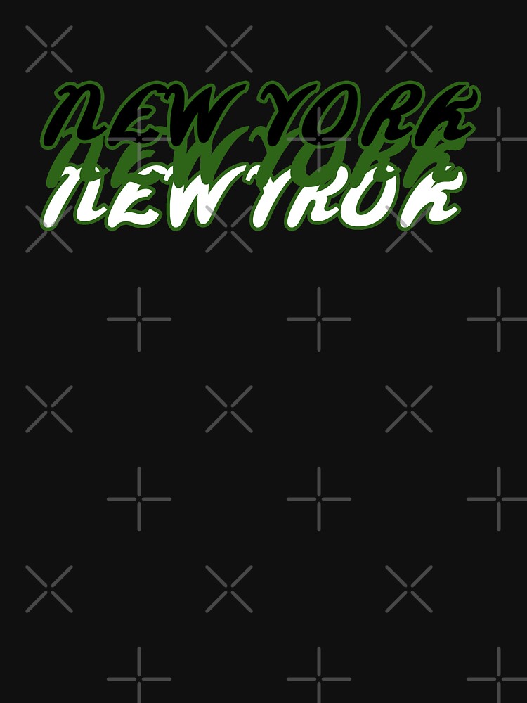 New York Jets New York New York Green White and Black Font