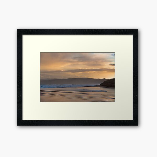 Dusk, Aireys Inlet Beach Framed Art Print