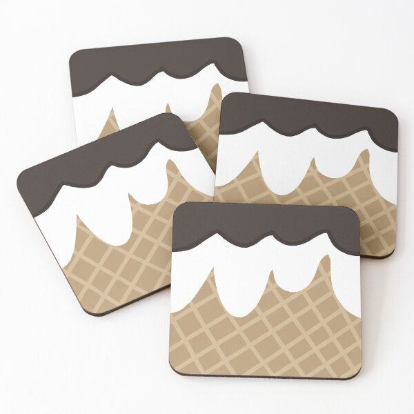 Item preview, Cute vanilla ice cream with hot fudge  designed and sold by MollyTamolly.