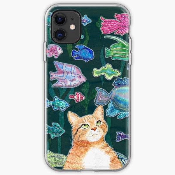 Dreamy cat iPhone Soft Case