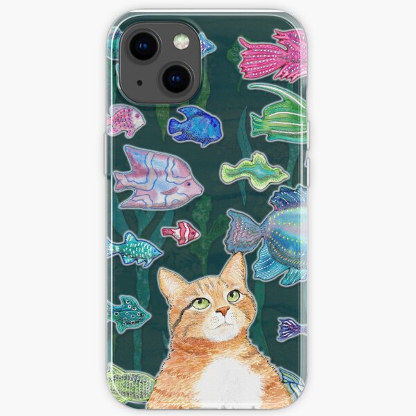 Dreamy cat iPhone Soft Case