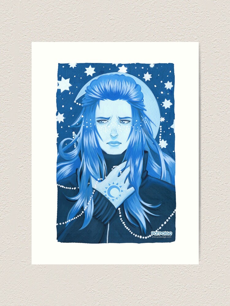Imagen 2 de 3, Lámina artística con la obra La Luna, diseñada y vendida por PatPaige.