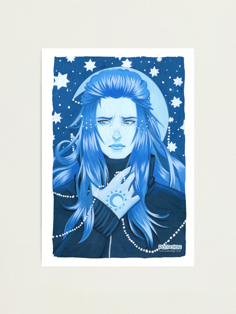Imagen 2 de 3, Lámina fotográfica con la obra La Luna, diseñada y vendida por PatPaige.