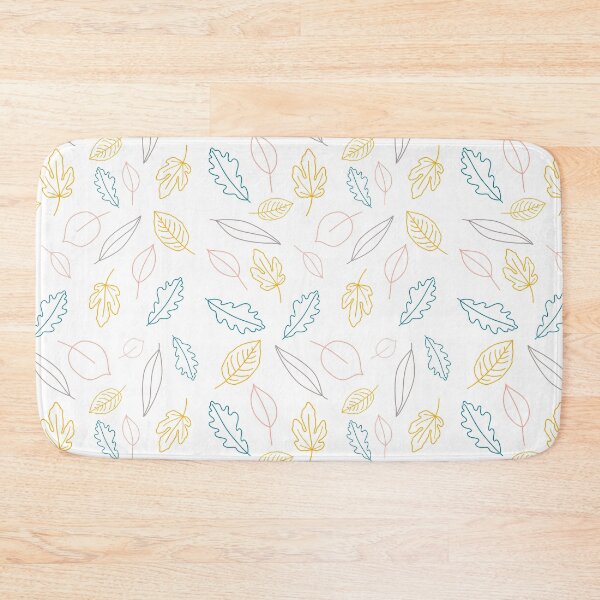 Item preview, Pretty Fall Leaves White Background designed and sold by rianfee.