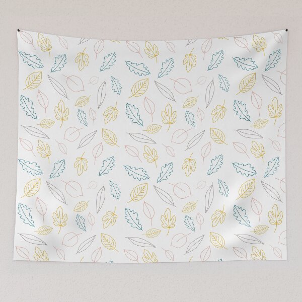 Item preview, Pretty Fall Leaves White Background designed and sold by rianfee.