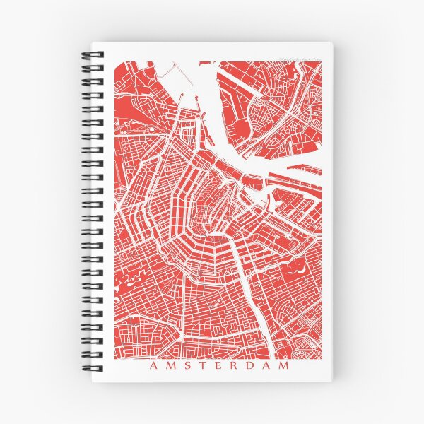 Item preview, Amsterdam, Netherlands Map Art designed and sold by CartoCreative.